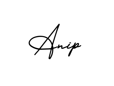 Similarly AmerikaSignatureDemo-Regular is the best handwritten signature design. Signature creator online .You can use it as an online autograph creator for name Anip. Anip signature style 3 images and pictures png