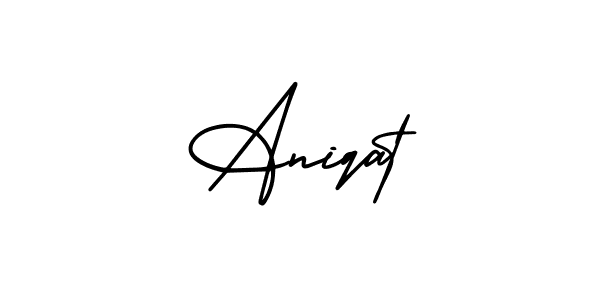Once you've used our free online signature maker to create your best signature AmerikaSignatureDemo-Regular style, it's time to enjoy all of the benefits that Aniqat name signing documents. Aniqat signature style 3 images and pictures png