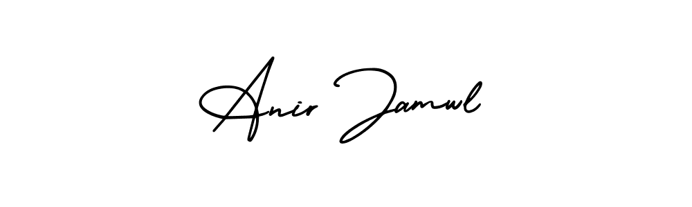 Design your own signature with our free online signature maker. With this signature software, you can create a handwritten (AmerikaSignatureDemo-Regular) signature for name Anir Jamwl. Anir Jamwl signature style 3 images and pictures png