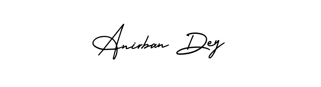 Anirban Dey stylish signature style. Best Handwritten Sign (AmerikaSignatureDemo-Regular) for my name. Handwritten Signature Collection Ideas for my name Anirban Dey. Anirban Dey signature style 3 images and pictures png