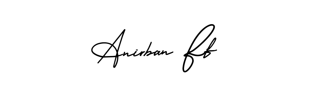 Similarly AmerikaSignatureDemo-Regular is the best handwritten signature design. Signature creator online .You can use it as an online autograph creator for name Anirban Ff. Anirban Ff signature style 3 images and pictures png