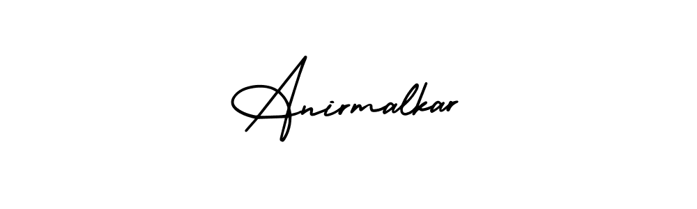 How to make Anirmalkar name signature. Use AmerikaSignatureDemo-Regular style for creating short signs online. This is the latest handwritten sign. Anirmalkar signature style 3 images and pictures png