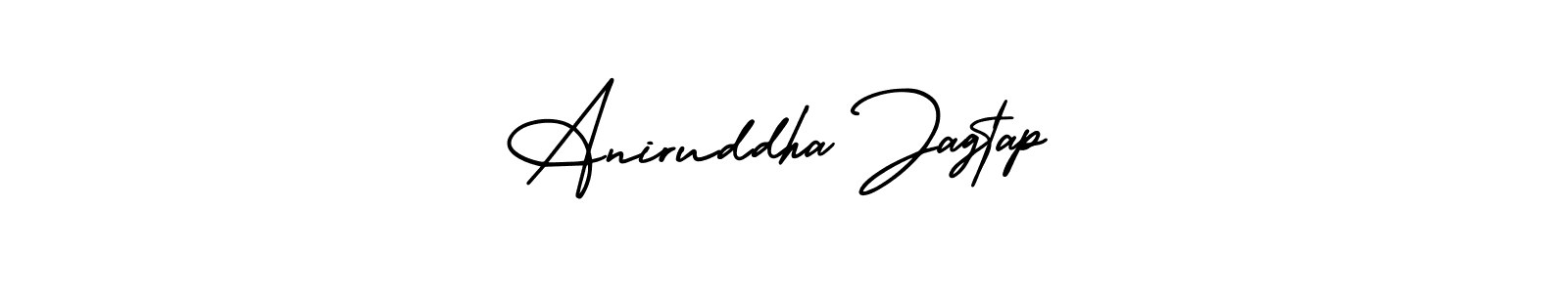 How to make Aniruddha Jagtap signature? AmerikaSignatureDemo-Regular is a professional autograph style. Create handwritten signature for Aniruddha Jagtap name. Aniruddha Jagtap signature style 3 images and pictures png