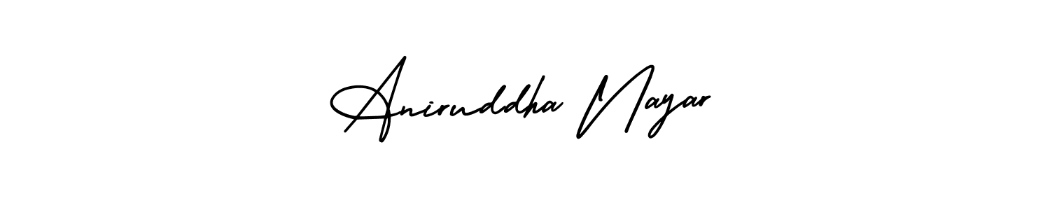 Also we have Aniruddha Nayar name is the best signature style. Create professional handwritten signature collection using AmerikaSignatureDemo-Regular autograph style. Aniruddha Nayar signature style 3 images and pictures png