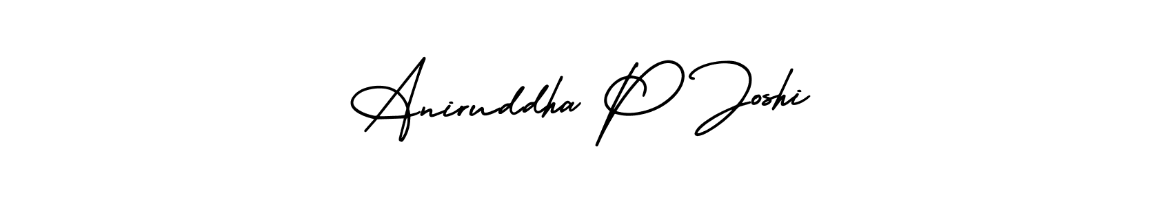 This is the best signature style for the Aniruddha P Joshi name. Also you like these signature font (AmerikaSignatureDemo-Regular). Mix name signature. Aniruddha P Joshi signature style 3 images and pictures png