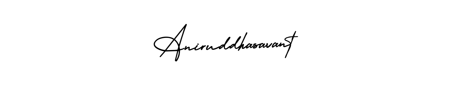 Also we have Aniruddhasavant name is the best signature style. Create professional handwritten signature collection using AmerikaSignatureDemo-Regular autograph style. Aniruddhasavant signature style 3 images and pictures png