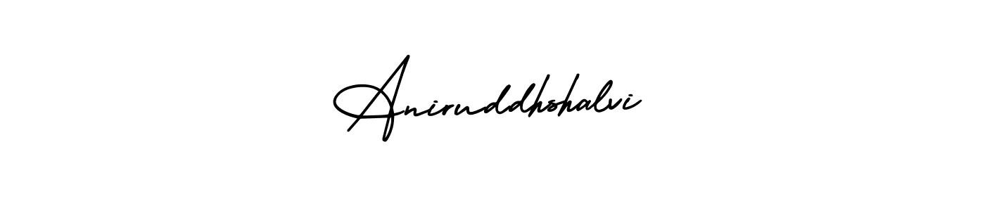 It looks lik you need a new signature style for name Aniruddhshalvi. Design unique handwritten (AmerikaSignatureDemo-Regular) signature with our free signature maker in just a few clicks. Aniruddhshalvi signature style 3 images and pictures png