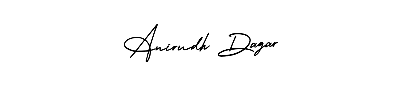 How to make Anirudh Dagar name signature. Use AmerikaSignatureDemo-Regular style for creating short signs online. This is the latest handwritten sign. Anirudh Dagar signature style 3 images and pictures png