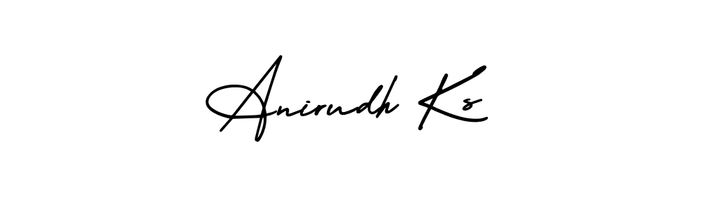 How to Draw Anirudh Ks signature style? AmerikaSignatureDemo-Regular is a latest design signature styles for name Anirudh Ks. Anirudh Ks signature style 3 images and pictures png