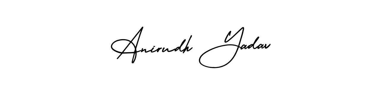 Use a signature maker to create a handwritten signature online. With this signature software, you can design (AmerikaSignatureDemo-Regular) your own signature for name Anirudh Yadav. Anirudh Yadav signature style 3 images and pictures png