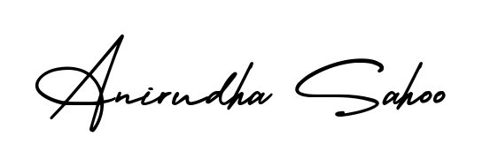 An effortless, minimalist signature concept for Anirudha Sahoo using AmerikaSignatureDemo-Regular design. Clean lines that look great on any document. Anirudha Sahoo signature style 3 images and pictures png