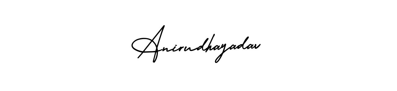 Best and Professional Signature Style for Anirudhayadav. AmerikaSignatureDemo-Regular Best Signature Style Collection. Anirudhayadav signature style 3 images and pictures png