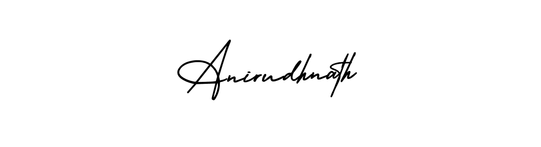 It looks lik you need a new signature style for name Anirudhnath. Design unique handwritten (AmerikaSignatureDemo-Regular) signature with our free signature maker in just a few clicks. Anirudhnath signature style 3 images and pictures png