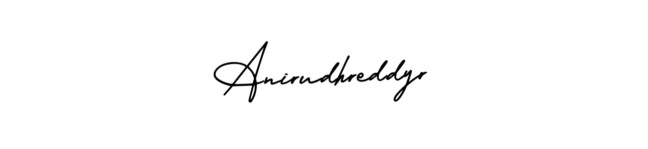 Create a beautiful signature design for name Anirudhreddyr. With this signature (AmerikaSignatureDemo-Regular) fonts, you can make a handwritten signature for free. Anirudhreddyr signature style 3 images and pictures png