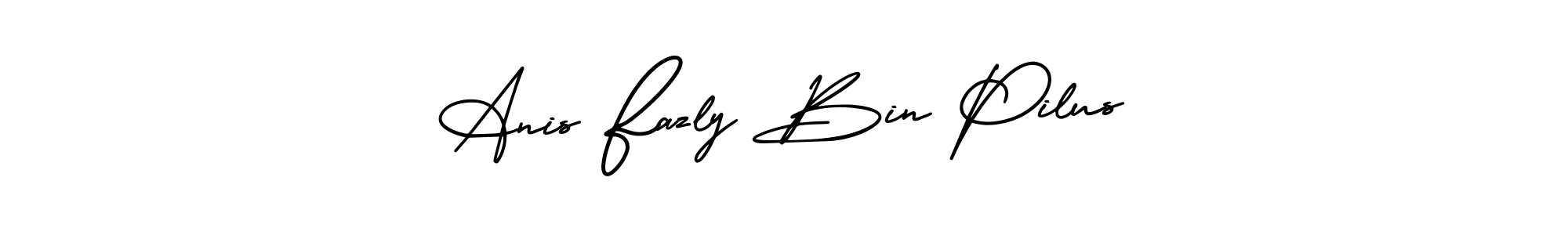 Also we have Anis Fazly Bin Pilus name is the best signature style. Create professional handwritten signature collection using AmerikaSignatureDemo-Regular autograph style. Anis Fazly Bin Pilus signature style 3 images and pictures png