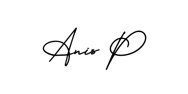 You can use this online signature creator to create a handwritten signature for the name Anis P. This is the best online autograph maker. Anis P signature style 3 images and pictures png