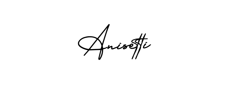 Also You can easily find your signature by using the search form. We will create Anisetti name handwritten signature images for you free of cost using AmerikaSignatureDemo-Regular sign style. Anisetti signature style 3 images and pictures png