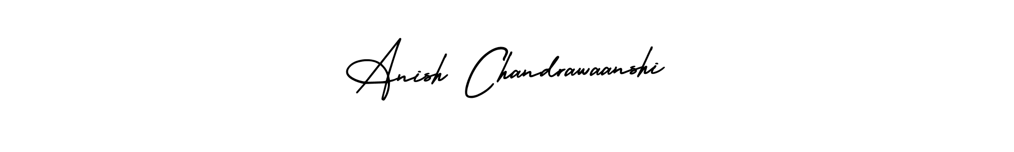 Anish Chandrawaanshi stylish signature style. Best Handwritten Sign (AmerikaSignatureDemo-Regular) for my name. Handwritten Signature Collection Ideas for my name Anish Chandrawaanshi. Anish Chandrawaanshi signature style 3 images and pictures png
