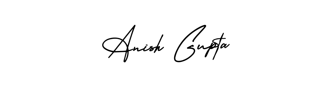 It looks lik you need a new signature style for name Anish Gupta. Design unique handwritten (AmerikaSignatureDemo-Regular) signature with our free signature maker in just a few clicks. Anish Gupta signature style 3 images and pictures png