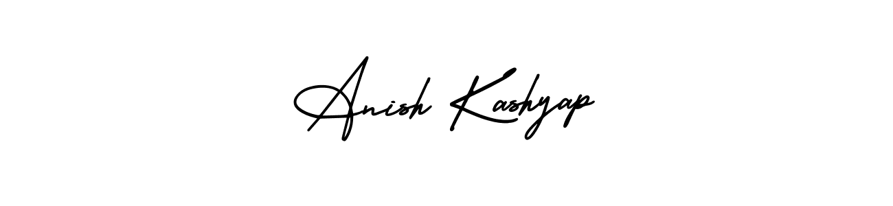How to Draw Anish Kashyap signature style? AmerikaSignatureDemo-Regular is a latest design signature styles for name Anish Kashyap. Anish Kashyap signature style 3 images and pictures png