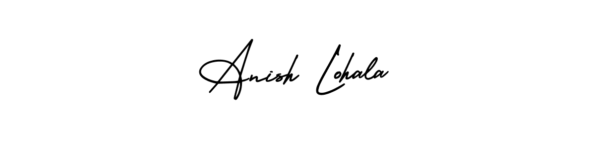 Best and Professional Signature Style for Anish Lohala. AmerikaSignatureDemo-Regular Best Signature Style Collection. Anish Lohala signature style 3 images and pictures png