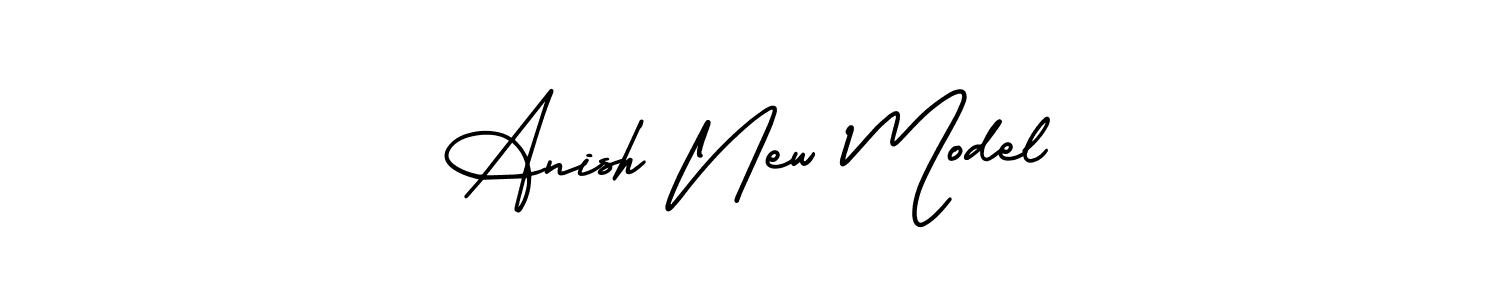 Similarly AmerikaSignatureDemo-Regular is the best handwritten signature design. Signature creator online .You can use it as an online autograph creator for name Anish New Model. Anish New Model signature style 3 images and pictures png