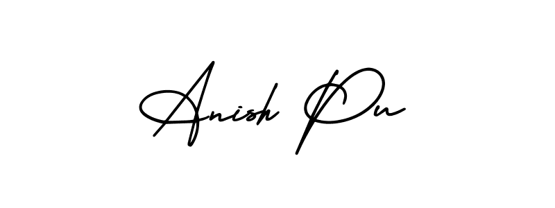 Make a short Anish Pu signature style. Manage your documents anywhere anytime using AmerikaSignatureDemo-Regular. Create and add eSignatures, submit forms, share and send files easily. Anish Pu signature style 3 images and pictures png