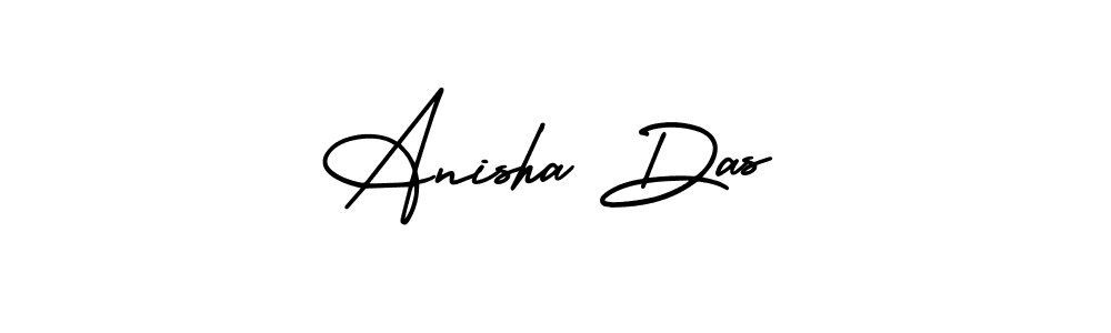 This is the best signature style for the Anisha Das name. Also you like these signature font (AmerikaSignatureDemo-Regular). Mix name signature. Anisha Das signature style 3 images and pictures png