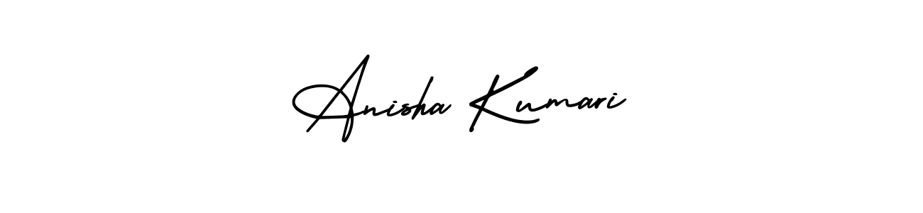 Create a beautiful signature design for name Anisha Kumari. With this signature (AmerikaSignatureDemo-Regular) fonts, you can make a handwritten signature for free. Anisha Kumari signature style 3 images and pictures png