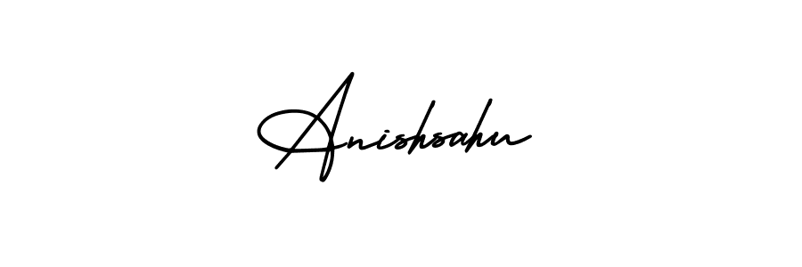 Similarly AmerikaSignatureDemo-Regular is the best handwritten signature design. Signature creator online .You can use it as an online autograph creator for name Anishsahu. Anishsahu signature style 3 images and pictures png