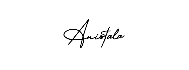 Also we have Anistala name is the best signature style. Create professional handwritten signature collection using AmerikaSignatureDemo-Regular autograph style. Anistala signature style 3 images and pictures png