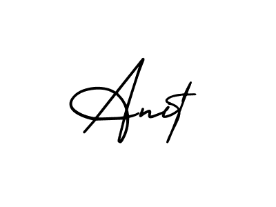 Design your own signature with our free online signature maker. With this signature software, you can create a handwritten (AmerikaSignatureDemo-Regular) signature for name Anit. Anit signature style 3 images and pictures png