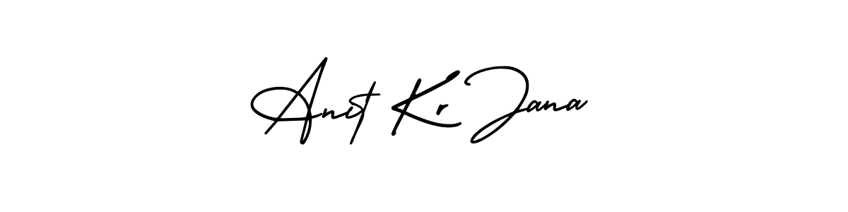 You can use this online signature creator to create a handwritten signature for the name Anit Kr Jana. This is the best online autograph maker. Anit Kr Jana signature style 3 images and pictures png