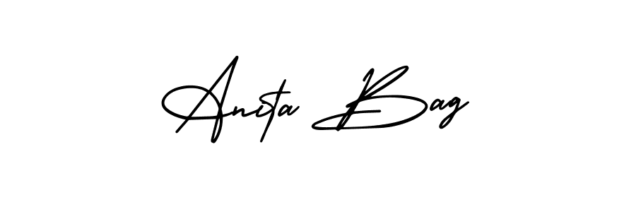 This is the best signature style for the Anita Bag name. Also you like these signature font (AmerikaSignatureDemo-Regular). Mix name signature. Anita Bag signature style 3 images and pictures png