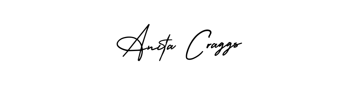 Design your own signature with our free online signature maker. With this signature software, you can create a handwritten (AmerikaSignatureDemo-Regular) signature for name Anita Craggs. Anita Craggs signature style 3 images and pictures png