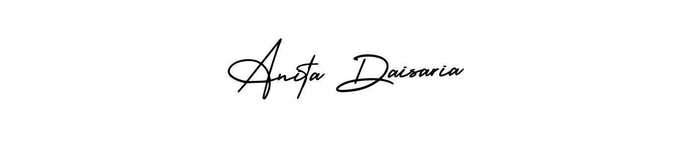 Design your own signature with our free online signature maker. With this signature software, you can create a handwritten (AmerikaSignatureDemo-Regular) signature for name Anita Daisaria. Anita Daisaria signature style 3 images and pictures png