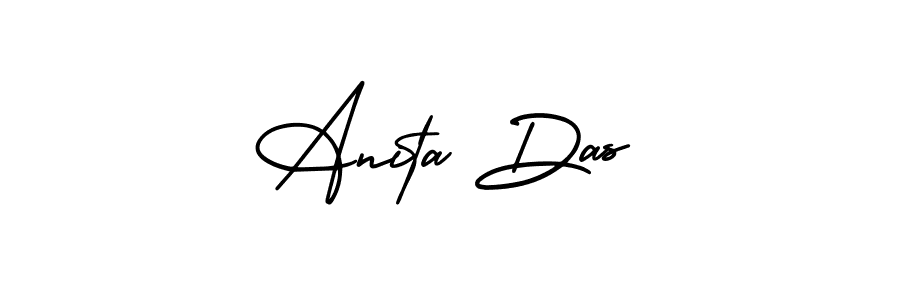 How to Draw Anita Das signature style? AmerikaSignatureDemo-Regular is a latest design signature styles for name Anita Das. Anita Das signature style 3 images and pictures png