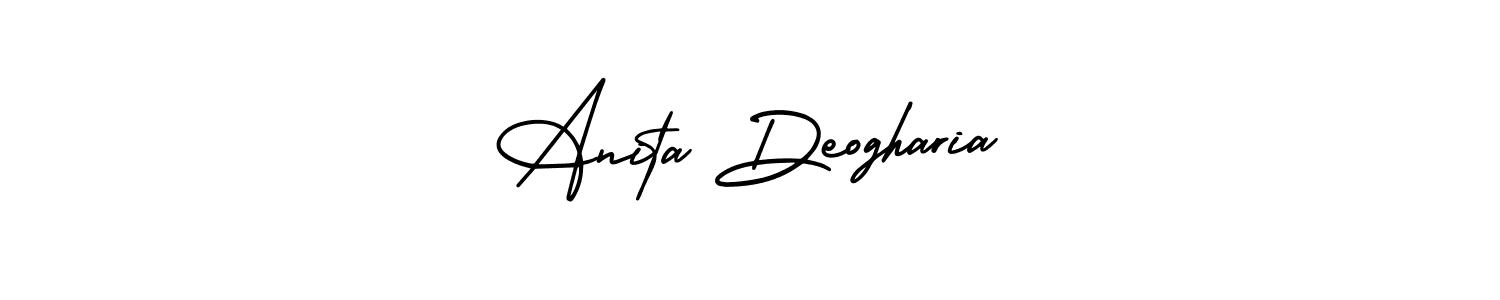 Make a beautiful signature design for name Anita Deogharia. Use this online signature maker to create a handwritten signature for free. Anita Deogharia signature style 3 images and pictures png