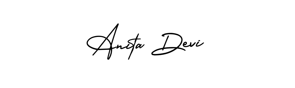 Anita Devi stylish signature style. Best Handwritten Sign (AmerikaSignatureDemo-Regular) for my name. Handwritten Signature Collection Ideas for my name Anita Devi. Anita Devi signature style 3 images and pictures png