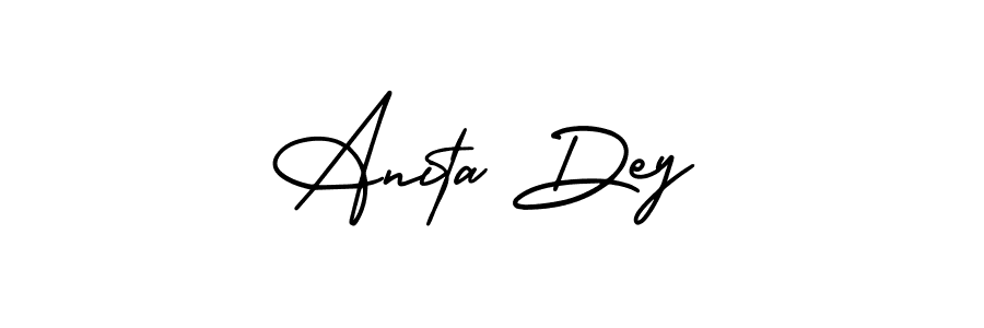 Best and Professional Signature Style for Anita Dey. AmerikaSignatureDemo-Regular Best Signature Style Collection. Anita Dey signature style 3 images and pictures png