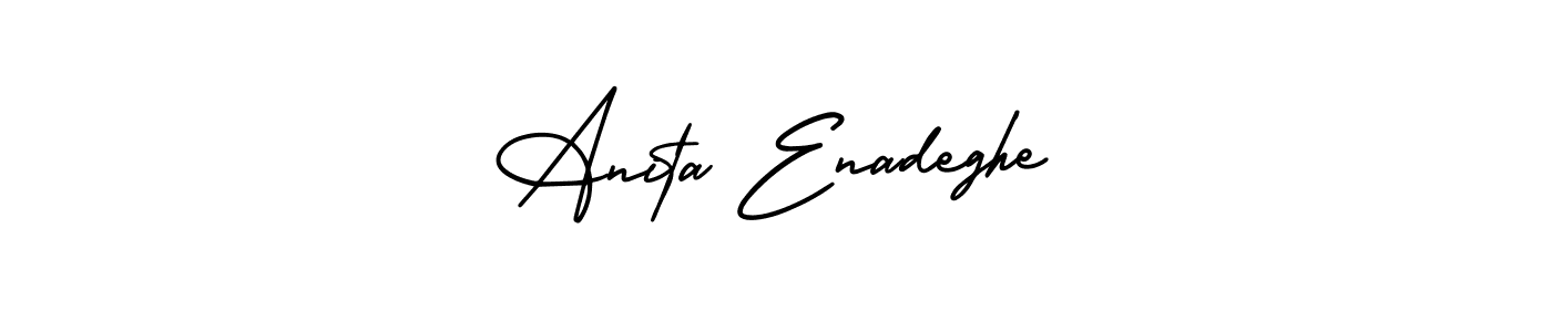 Make a beautiful signature design for name Anita Enadeghe. Use this online signature maker to create a handwritten signature for free. Anita Enadeghe signature style 3 images and pictures png