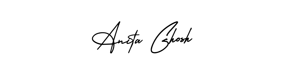 Anita Ghosh stylish signature style. Best Handwritten Sign (AmerikaSignatureDemo-Regular) for my name. Handwritten Signature Collection Ideas for my name Anita Ghosh. Anita Ghosh signature style 3 images and pictures png