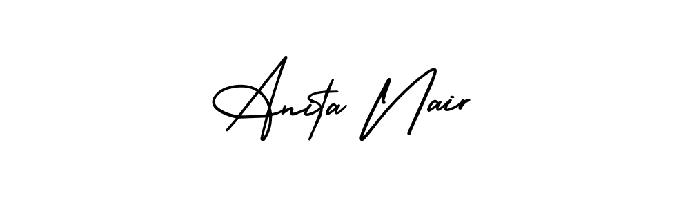 Check out images of Autograph of Anita Nair name. Actor Anita Nair Signature Style. AmerikaSignatureDemo-Regular is a professional sign style online. Anita Nair signature style 3 images and pictures png