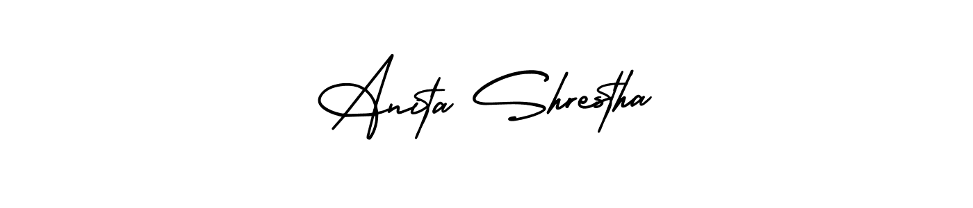 You can use this online signature creator to create a handwritten signature for the name Anita Shrestha. This is the best online autograph maker. Anita Shrestha signature style 3 images and pictures png