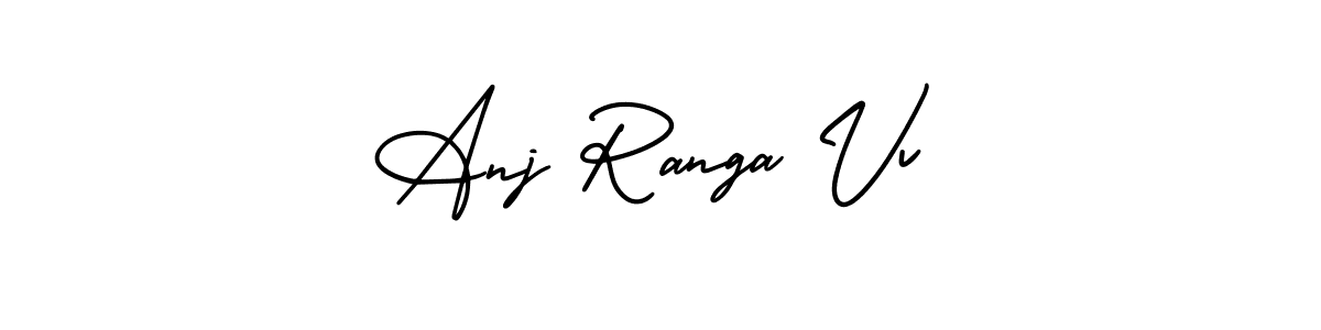 Also we have Anj Ranga Vv name is the best signature style. Create professional handwritten signature collection using AmerikaSignatureDemo-Regular autograph style. Anj Ranga Vv signature style 3 images and pictures png