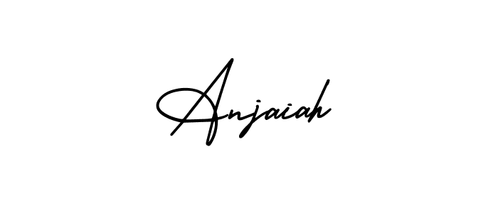 You can use this online signature creator to create a handwritten signature for the name Anjaiah. This is the best online autograph maker. Anjaiah signature style 3 images and pictures png