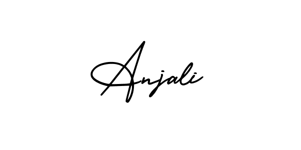 AmerikaSignatureDemo-Regular is a professional signature style that is perfect for those who want to add a touch of class to their signature. It is also a great choice for those who want to make their signature more unique. Get Anjali name to fancy signature for free. Anjali signature style 3 images and pictures png