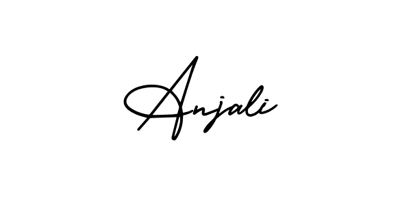 Best and Professional Signature Style for Anjali. AmerikaSignatureDemo-Regular Best Signature Style Collection. Anjali signature style 3 images and pictures png