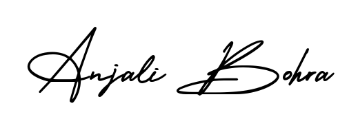 Make a beautiful signature design for name Anjali Bohra. With this signature (AmerikaSignatureDemo-Regular) style, you can create a handwritten signature for free. Anjali Bohra signature style 3 images and pictures png