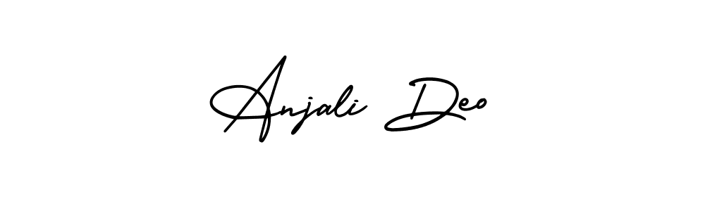if you are searching for the best signature style for your name Anjali Deo. so please give up your signature search. here we have designed multiple signature styles  using AmerikaSignatureDemo-Regular. Anjali Deo signature style 3 images and pictures png